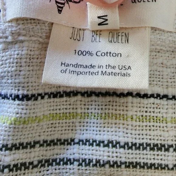 Just Bee Queen (JBQ) Cabo Cotton Dress Sz Medium - Picture 6 of 10